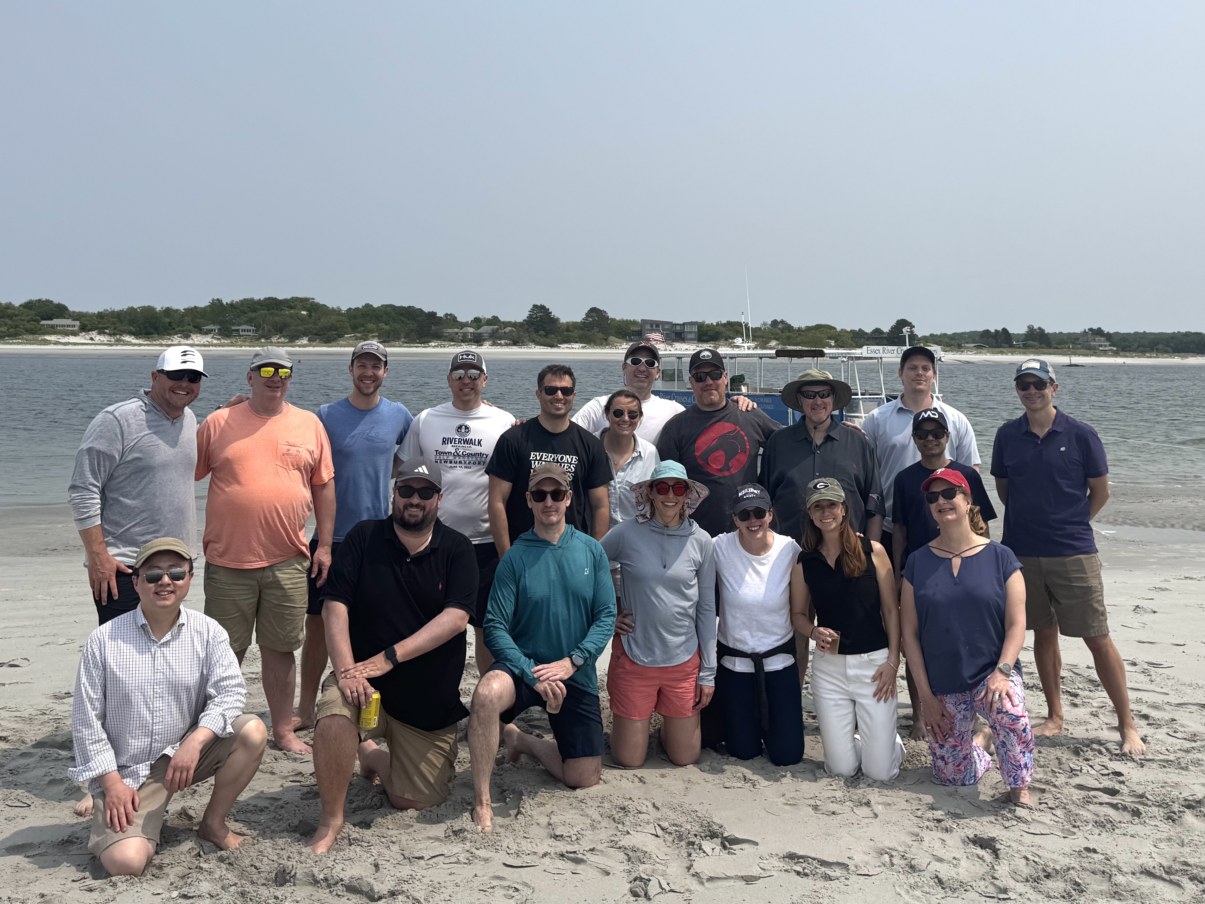 Team outing to the beach